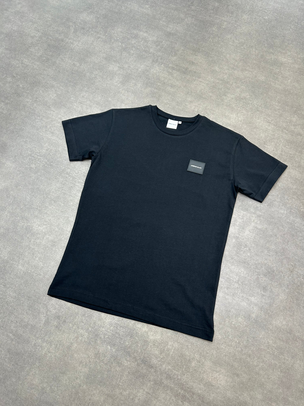 Tonal badge T-shirt - Black