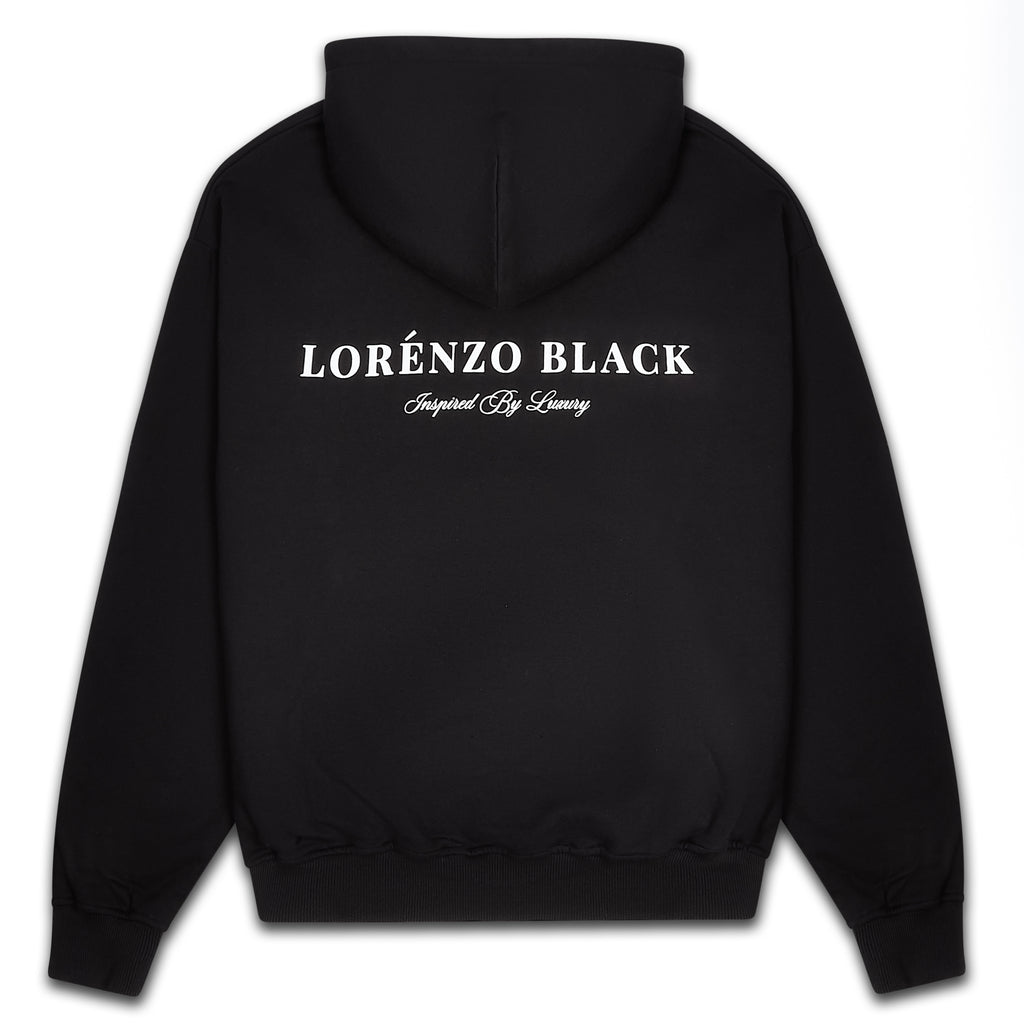 Inspired by Luxury Hoodie - Black