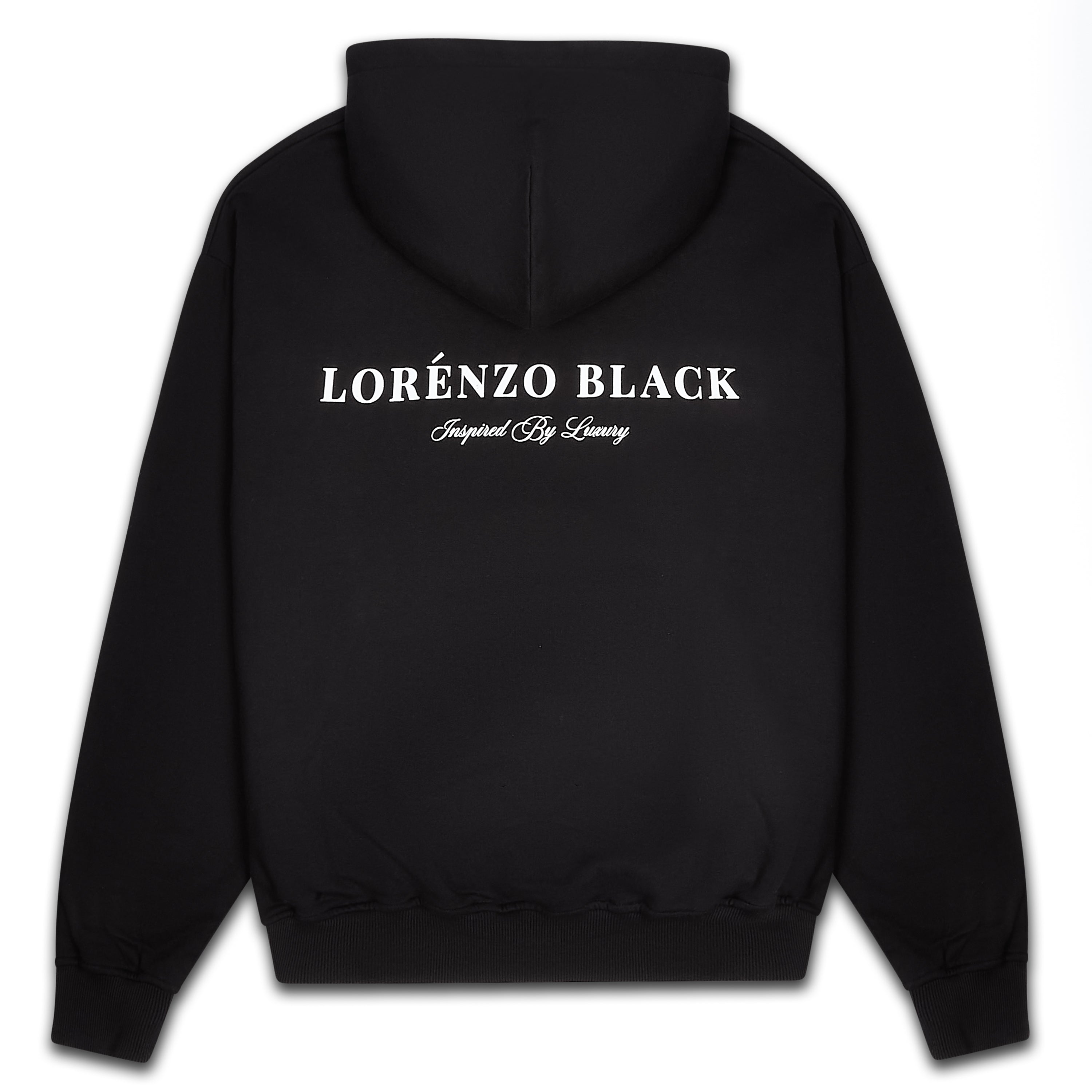 Inspired by Luxury Hoodie - Black