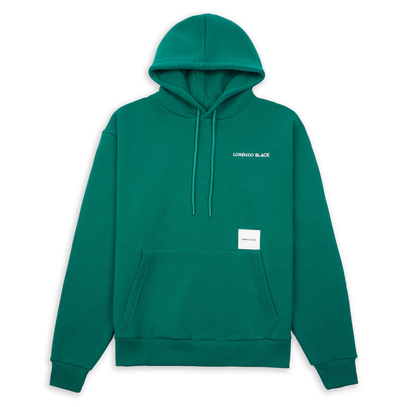 Silicone Badge Hoodie - Alpine Green