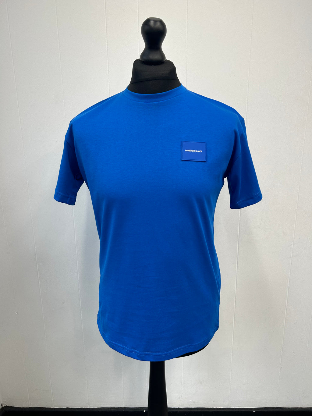 Tonal badge T-shirt - Royal Blue