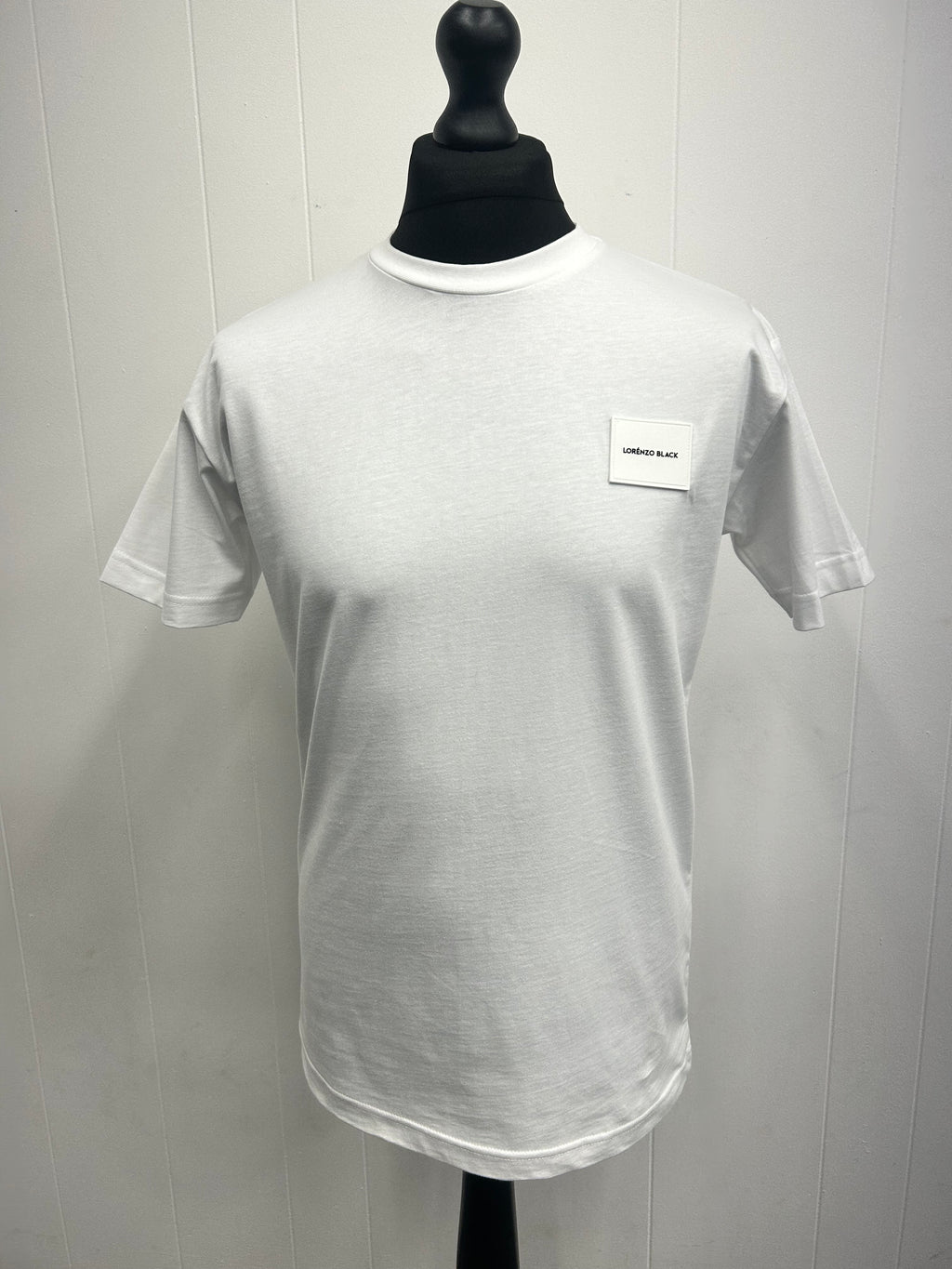 Tonal badge T-shirt - White