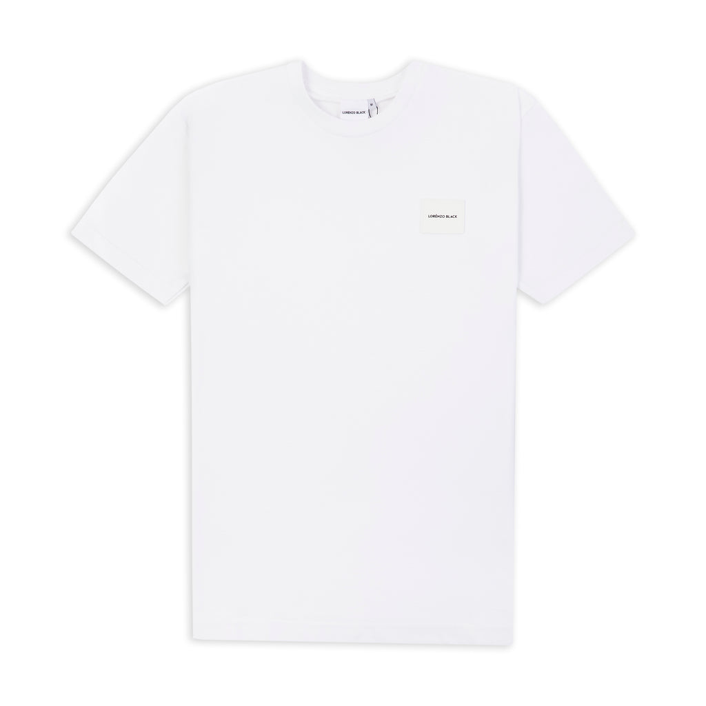 Tonal badge T-shirt - White
