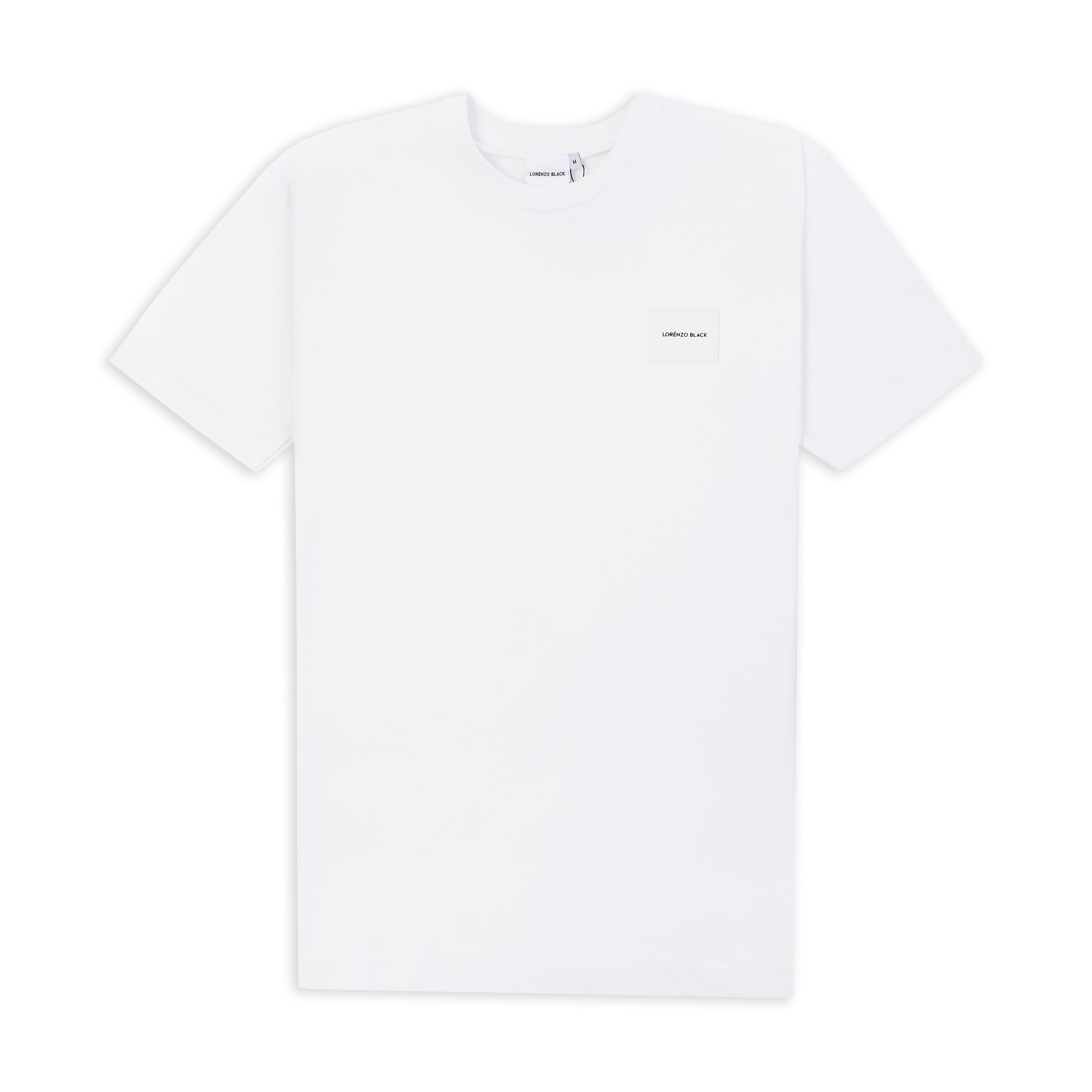 Tonal badge T-shirt - White