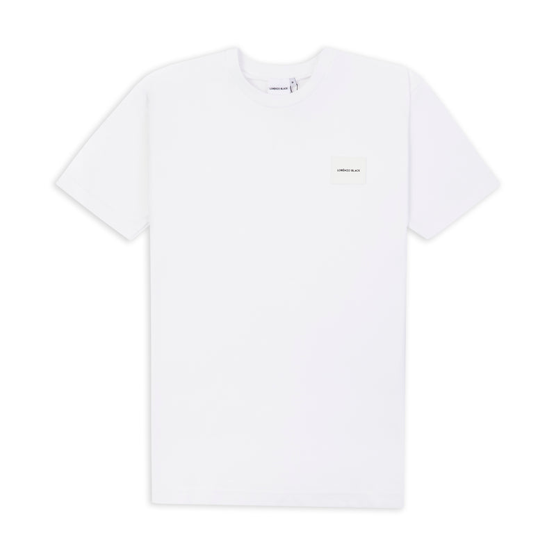Tonal badge T-shirt - White